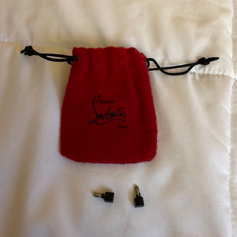 COPY - Christian Louboutin bottom heel replacement BLACK